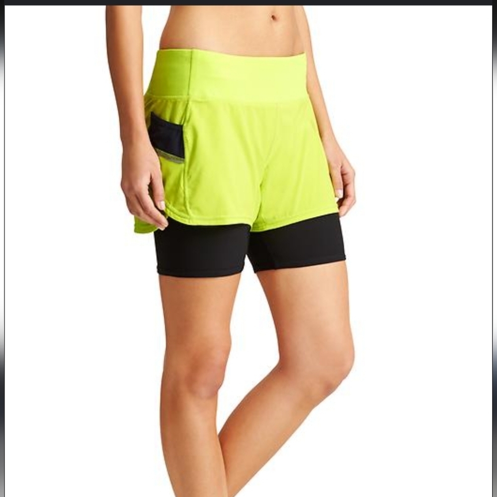 Athleta Shorts Women's XS Ready Set 2 In 1 Active Stretch